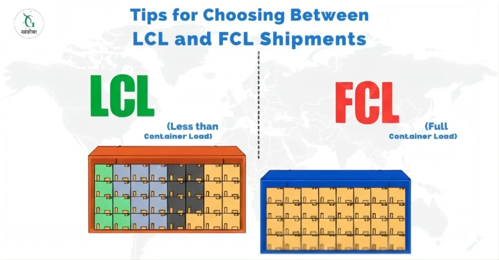 LCL and FCL Shipments