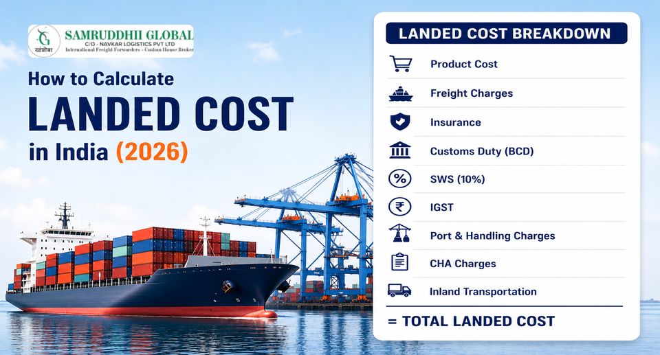 How to Calculate Landed Cost for Imported Goods in India (2026): Complete Guide