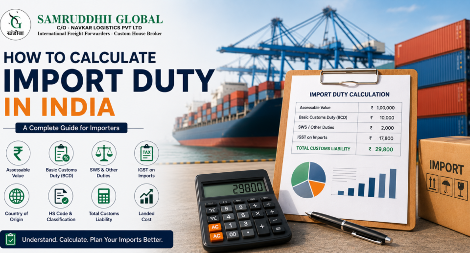 How to calculate import duty