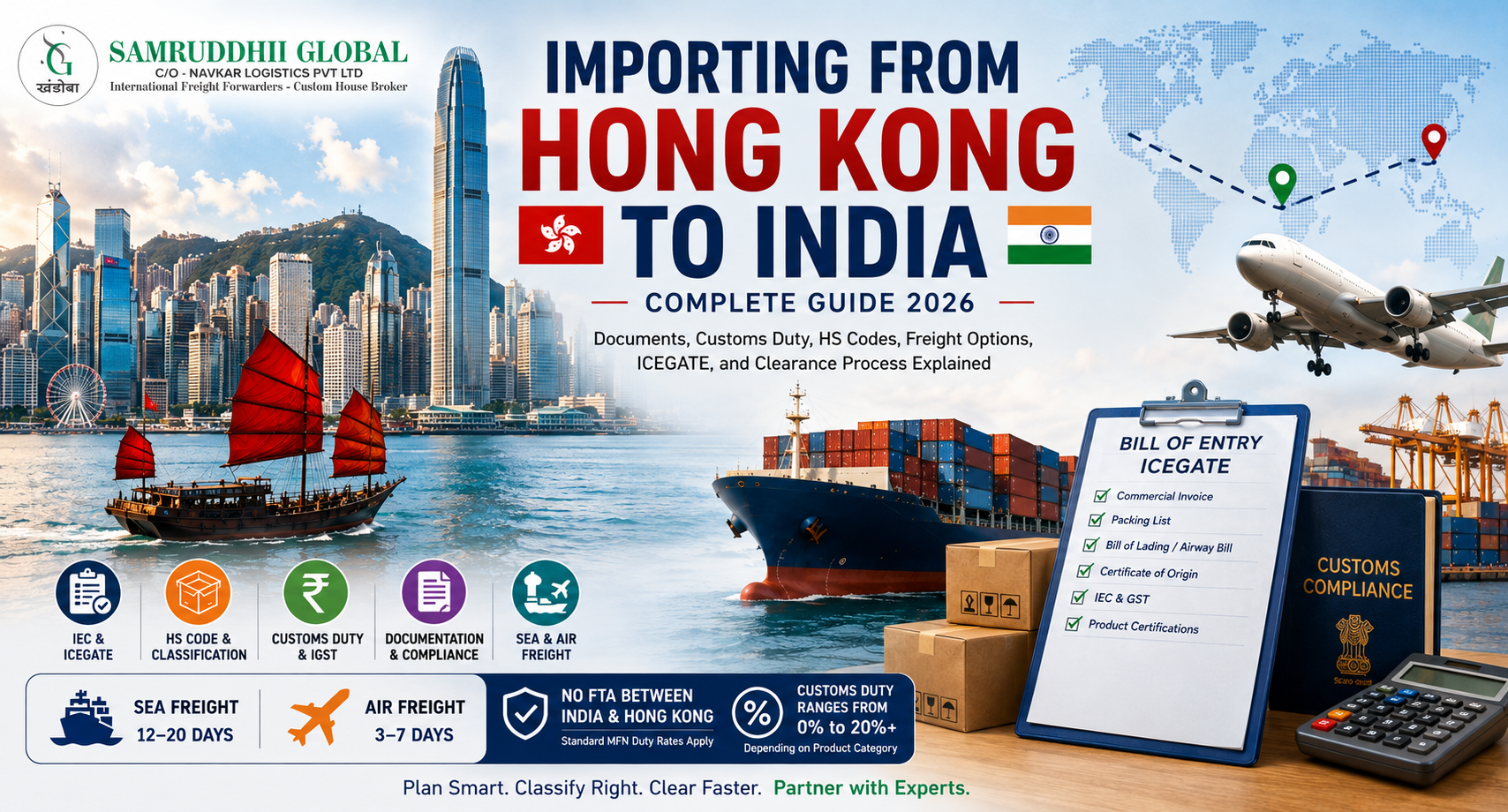 Importing from Hong Kong to India: The Complete 2026 Guide